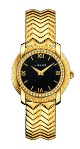 Versace Women's 'DV-25' Swiss Quartz Stainless Steel Casual Watch, Color:Gold-Toned (Model: VAM050016)