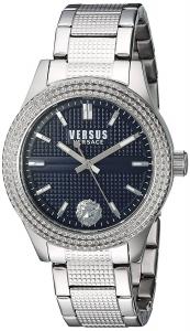 Versus by Versace Women's 'BAYSIDE' Quartz Stainless Steel Casual Watch, Color:Silver-Toned (Model: SOJ120016)