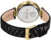 Versus by Versace Women's 'COVENT GARDEN' Quartz Stainless Steel and Leather Casual Watch, Color:Black (Model: SCD050016)