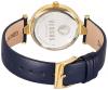 Versus by Versace Women's 'V' Quartz Stainless Steel and Leather Casual Watch, Color:Blue (Model: SCI100016)