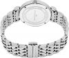 Alexander Monarch Olympias Date Silver Large Face Watch For Women - Swiss Quartz Stainless Steel Silver Band Elegant Ladies Fashion Dress Watch A202B-01