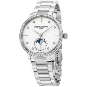 Frederique Constant Slimline Moonphase StainlessSteel Automatic Mens Watch FC-703SD3SD6B
