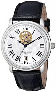 Frederique Constant Men's FC315M4P6 Persuasion Stainless Steel Watch with Black Band