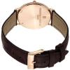 Frederique Constant Men's FC-245M4S9 Slim Line Brown Leather Strap Watch