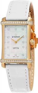 Eterna Contessa Women's Mother Of Pearl Dial Swiss Rose Gold Diamond Watch 2410.77.67.1224