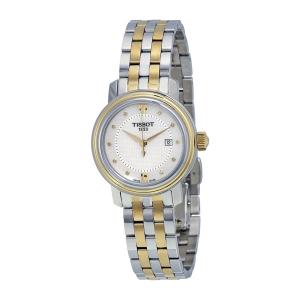 Tissot Bridgeport Quartz White Mother of Pearl Two-tone Ladies Watch T097.010.22.116.00