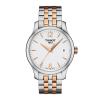 Tissot T063.210.22.037.01 Women's Watch Tradition Silver/Rose Gold 33mm Stainless Steel