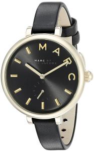 Marc Jacobs Women's Sally Black Leather Watch - MJ1416