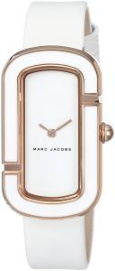 Marc Jacobs Women's 'The Jacobs' Quartz Stainless Steel and Leather Casual Watch, Color:White (Model: MJ1567)