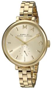 Marc by Marc Jacobs Women's MBM3363 Sally Gold-Tone Stainless Steel Watch with Link Bracelet