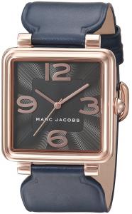 Marc Jacobs Women's Vic Navy Leather Watch - MJ1530