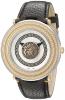 Versace Men's VQL010015 V-Metal Icon Analog Display Swiss Quartz Brown Watch