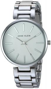 Anne Klein Women's AK/2787SVSV Silver-Tone Bracelet Watch