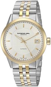 Raymond Weil Men's 'Freelancer' Swiss Automatic Stainless Steel Casual Watch, Color:Two Tone (Model: 2740-STP-65021)