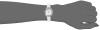 Anne Klein Women's AK/2385SVWT Easy To Read Silver-Tone and White Leather Strap Watch