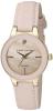Anne Klein Women's AK/2538PMLP Diamond-Accented Dial Gold-Tone and Light Pink Strap Watch