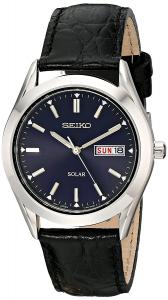 Seiko Men's SNE049 Stainless Steel Solar Watch