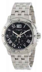 Raymond Weil Men's 4899-ST-00208 Tango Stainless Steel Black Chronograph Watch