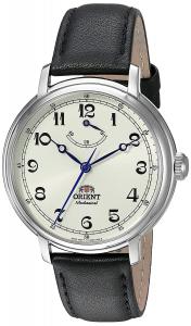 Orient Men's 'Monarch' Mechanical Hand Wind Stainless Steel and Leather Dress Watch, Color:Black (Model: FDD03003Y0)