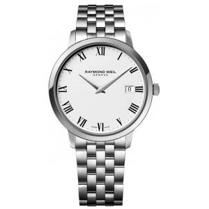Raymond Weil 'Toccata' Swiss Quartz Stainless Steel Casual Watch, Color:Silver-Toned (Model: 5588-ST-00300)