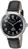 Orient Men's 'Monarch' Mechanical Hand Wind Stainless Steel and Leather Dress Watch, Color:Black (Model: FDD03002B0)