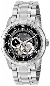 Bulova Men's Stainless Steel Self-Winding Mechanical Watch