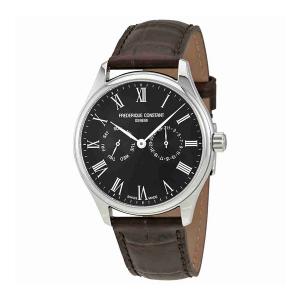 Frederique Constant Classics Silver Dial Leather Strap Men's Watch FC259BR5B6DBR