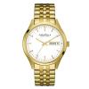 Caravelle 44C106 Men's Corporate Exclusive White Dial Yellow Gold Stainless Steel Bracelet Watch
