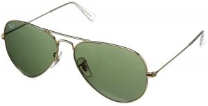 Ray-Ban 3025 Aviator Large Metal Non-Mirrored Non-Polarized Sunglasses