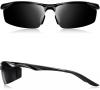 ATTCL Men's Sports Polarized Sunglasses Driver Golf Fishing Al-Mg Metal Frame Ultra Light