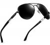 ATTCL Men's Aviator Driving Polarized Sunglasses Al-Mg Metal Frame Ultra Light