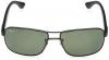Ray-Ban Polarized RB3516 Sunglasses - Matte Black Frame/Green Lens