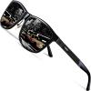 ATTCL Men's Driving Polarized Wayfarer Sunglasses Al-Mg Metal Frame Ultra Light