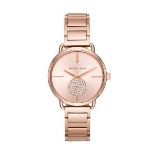 Michael Kors Watches Portia Stainless-Steel Two-Hand Sub-Eye Watch