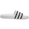 adidas Men's Adilette Sport Slide,White/Black,7 D(M) US