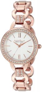 Đồng hồ Caravelle New York Women's 44L163 Analog Display Analog Quartz Rose Gold Watch