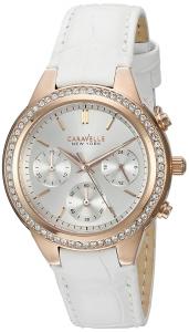 Đồng hồ Caravelle New York Women's 44L214 Analog Display Quartz White Watch