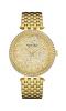 Đồng hồ Caravelle New York Women's 44L184 Swarovski Crystal Gold Tone Watch