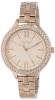 Đồng hồ Caravelle New York Women's 44L125 Swarvoski Crystal Rose Gold Tone Watch