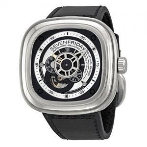 Đồng hồ SEVENFRIDAY Men's Quartz Stainless Steel Casual Watch, Color:Black (Model: P1/1)