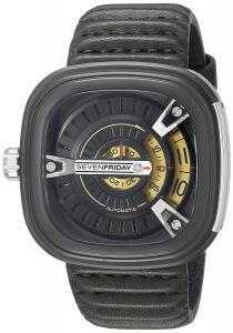 Đồng hồ SEVENFRIDAY Men's M2-1 M Series Analog Display Japanese Automatic Black Watch