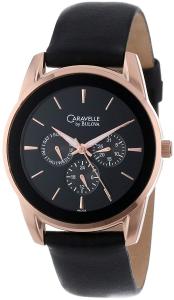 Đồng hồ Caravelle by Bulova Men's 44C104  Brass and Leather Watch