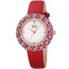 Đồng hồ Burgi Women's BUR227 Swarovski Colored Crystal & Diamond Accented Leather Strap Watch Packed in a Beautiful Gift Box