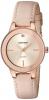 Đồng hồ Armitron Women's 75/5410 Diamond-Accented Leather Strap Watch Pink Rose Gold