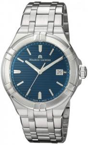 Đồng hồ Maurice Lacroix Men's 'Aikon' Swiss Quartz Stainless Steel Casual Watch, Color:Silver-Toned (Model: AI1008-SS002-431-1)