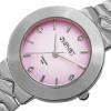Đồng hồ August Steiner AS8157PK Pink Diamond Dial Sivler-tone Bracelet Watch