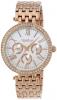 Caravelle New York 44N101 Women's Round Analog Mother of Pearl Day Date Watch
