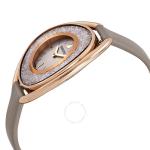 Đồng hồ Swarovski Oval Rose Gold-Tone Crystal Silver Dial Ladies Watch 5158544