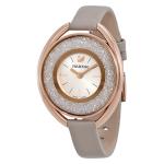 Đồng hồ Swarovski Oval Rose Gold-Tone Crystal Silver Dial Ladies Watch 5158544