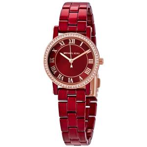 Đồng hồ Micheal Kors Norie Crystal Red Dial Ladies Watch MK3896